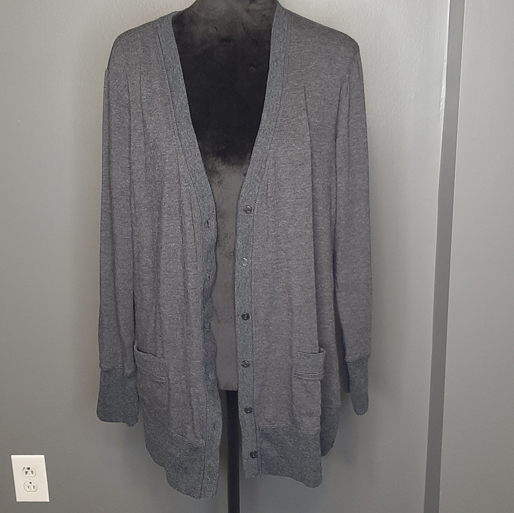 Grey cardigan